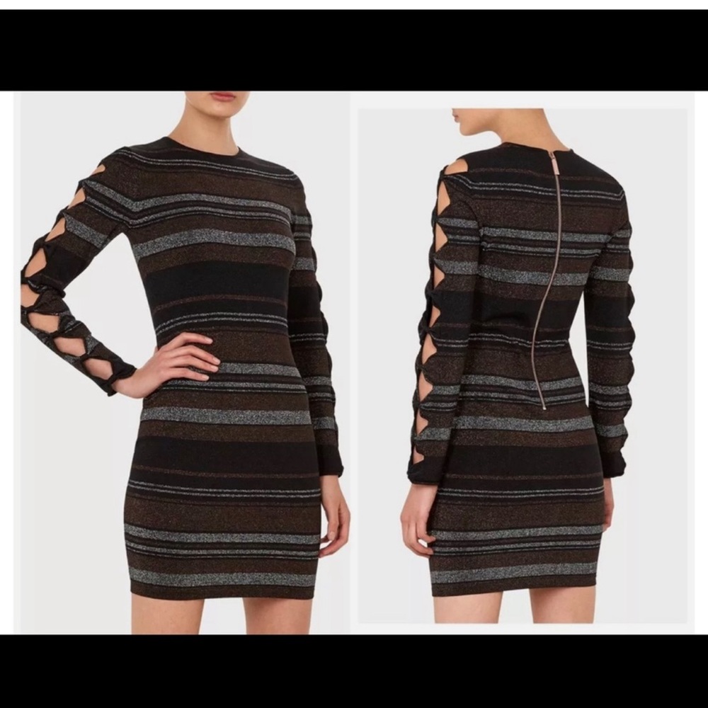 Ted baker bodycon dress zip up 2